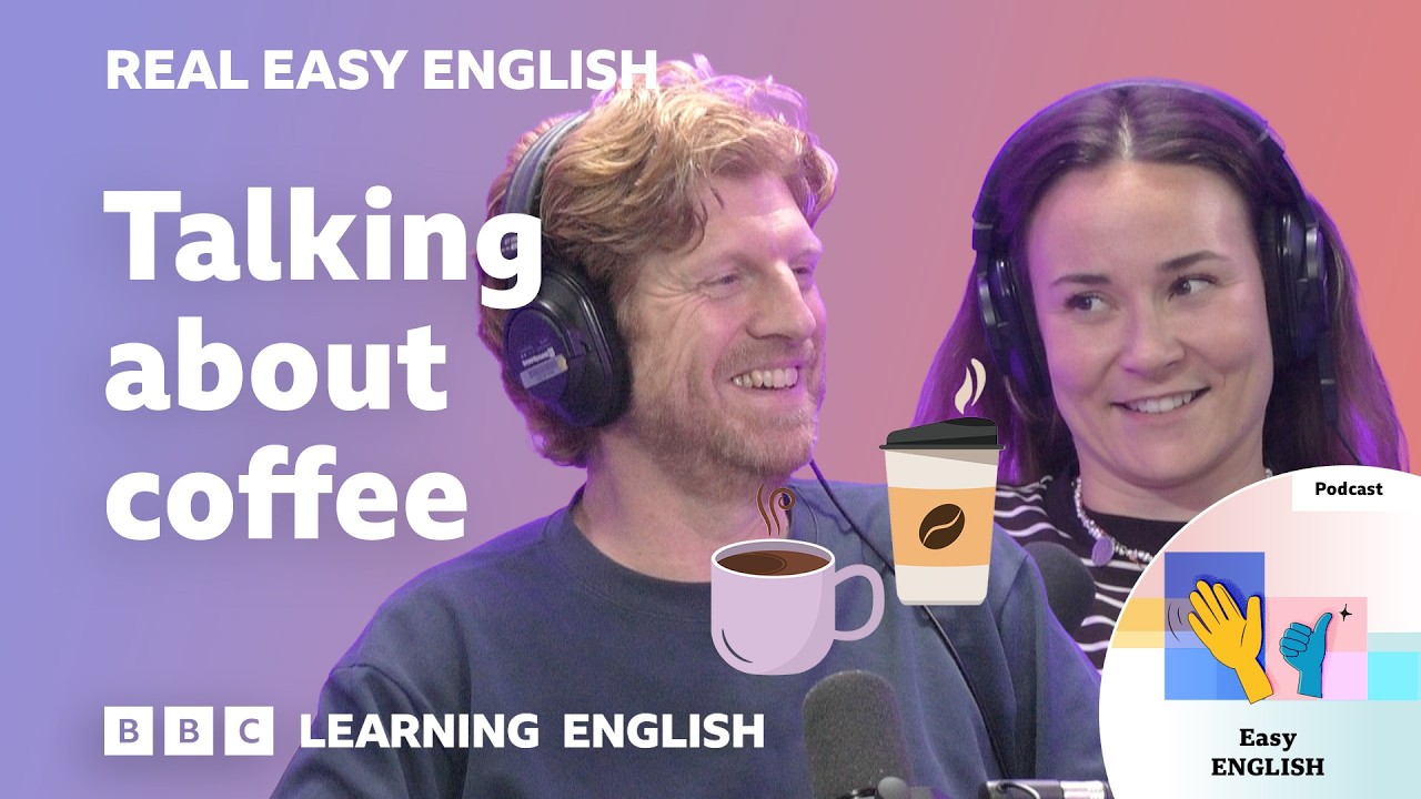How do you take your coffee? ☕🥛🍯 Improve your listening skills with Real Easy English 的影片縮圖