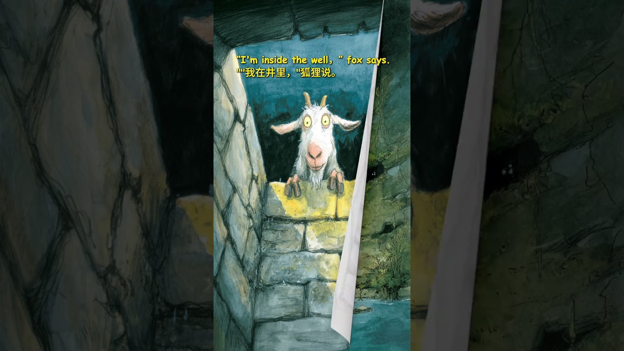 The fox and the goat #英语小故事 的视频缩略图